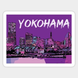 Yokohama - Japanese City Pop Aesthetic Magnet
